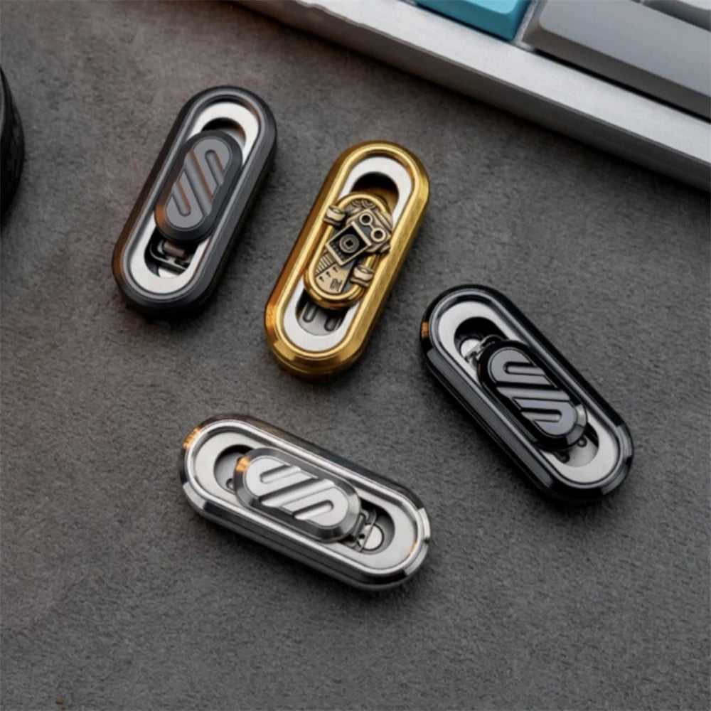 POPPING Tuning Fork Fidget Slider Spinner Zirconium Alloy