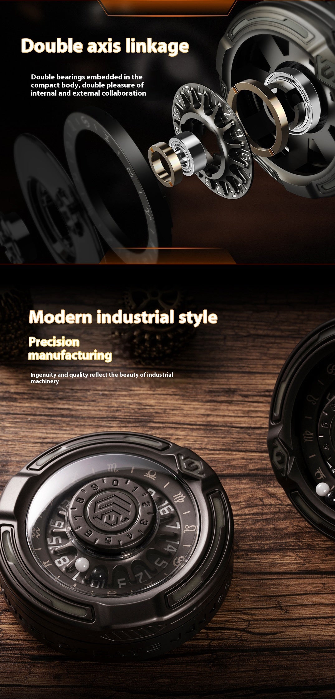 Unique Metal Spinner - Spinning Steel Ball Roulette