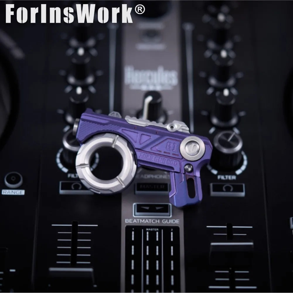 01edc Knight 2.0 Mechanical Finger Ring Multifunctional Toy Mechanical Pressing Figet Antistress Relaxing Fidget Toys