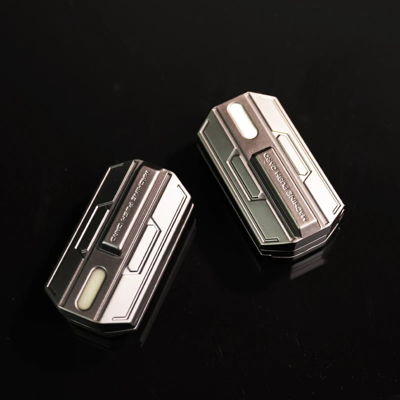 Luminous Fidget Slider Toy – Smooth Metal EDC Spinner for Anxiety & Stress Relief ADHD Focus Tool Silent Office Desk Toy