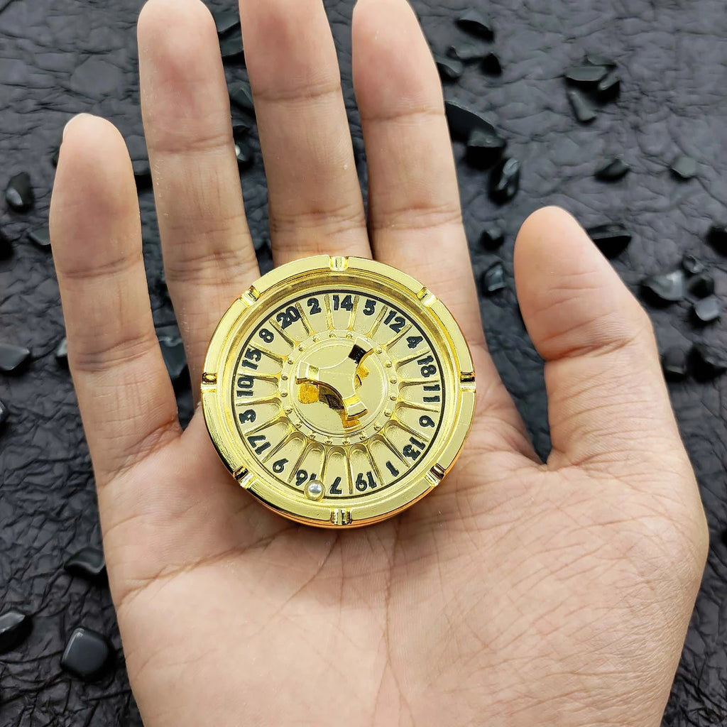 Luxury Roulette Wheel Fidget Spinner – Metal Casino Style Stress Relief Desk Toy