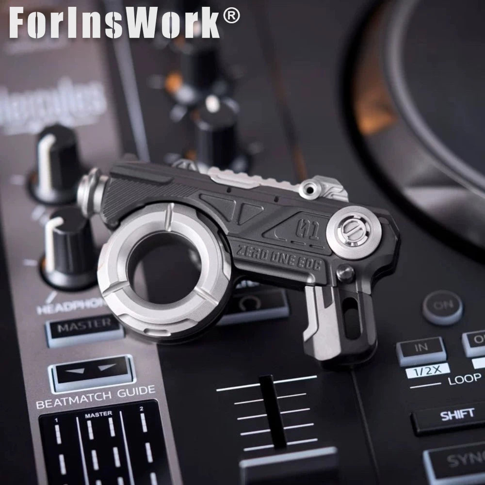 01edc Knight 2.0 Mechanical Finger Ring Multifunctional Toy Mechanical Pressing Figet Antistress Relaxing Fidget Toys