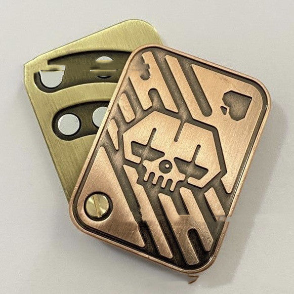 Push Slider Metal Fidget Anti Stress Toys Adults Finger Spinner Poker Relieve Anxiety Toy Portable Pop Magnetic Slider Games