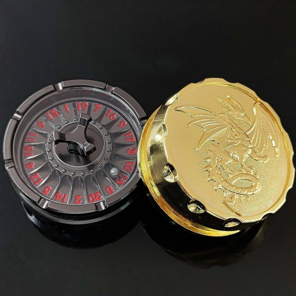 Luxury Roulette Wheel Fidget Spinner – Metal Casino Style Stress Relief Desk Toy