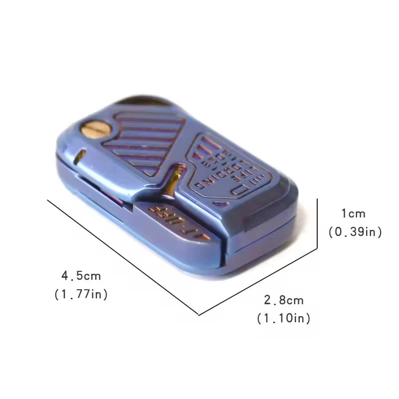 Push Metal POP Fidget Slider  Sensory Fidgeting Toys Haptic Coin Fidget Spinner Anti Stress Fidget Toys