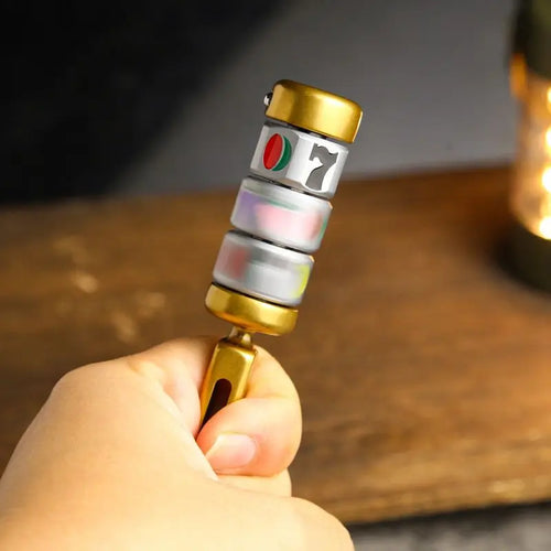 Lucky Dice Rotating Fidget Spinner – Metal Handheld Stress Relief Toy