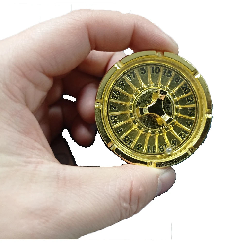Luxury Roulette Wheel Fidget Spinner – Metal Casino Style Stress Relief Desk Toy