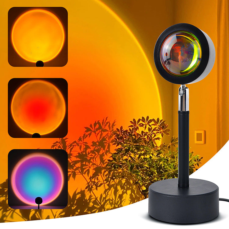 Sunset Atmosphere Lamp – Adjustable LED Projection Night Light APP and Remote Control
