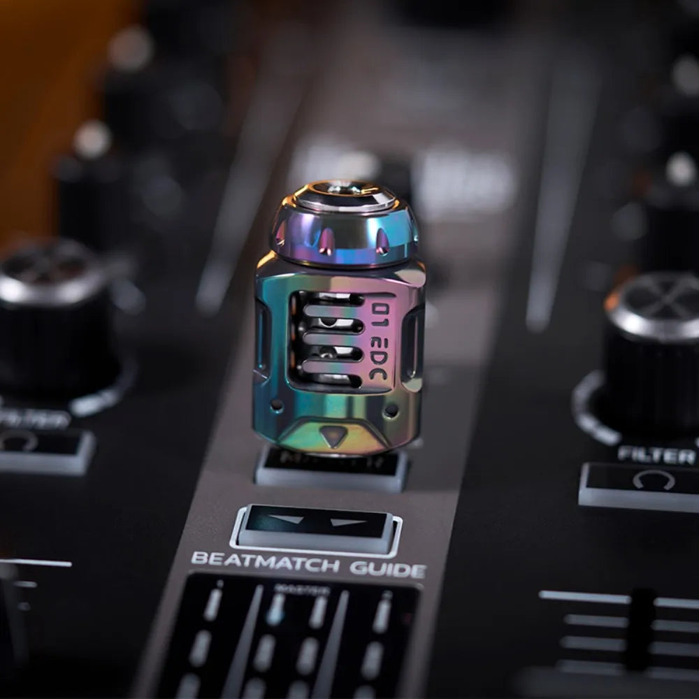 01edc Knight 2.0 Mechanical Finger Ring Multifunctional Toy Mechanical Pressing Figet Antistress Relaxing Fidget Toys