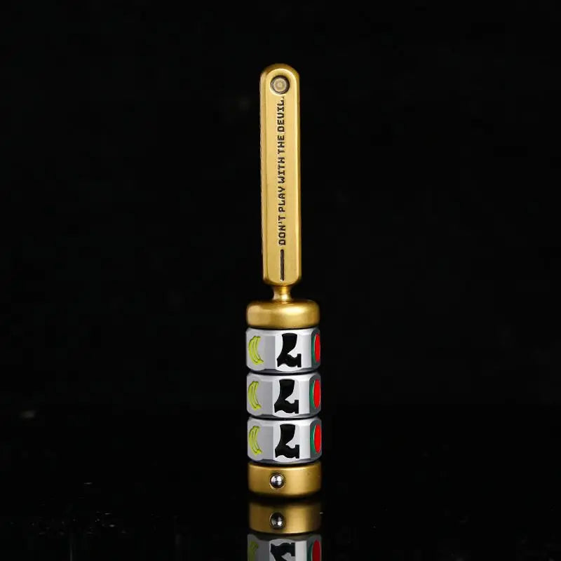 Lucky Dice Rotating Fidget Spinner – Metal Handheld Stress Relief Toy